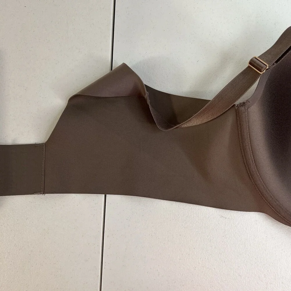 Soma 44DDD‎ Vanishing 360 Perfect Coverage Bra Underwire Smoothing T-Shirt Brown